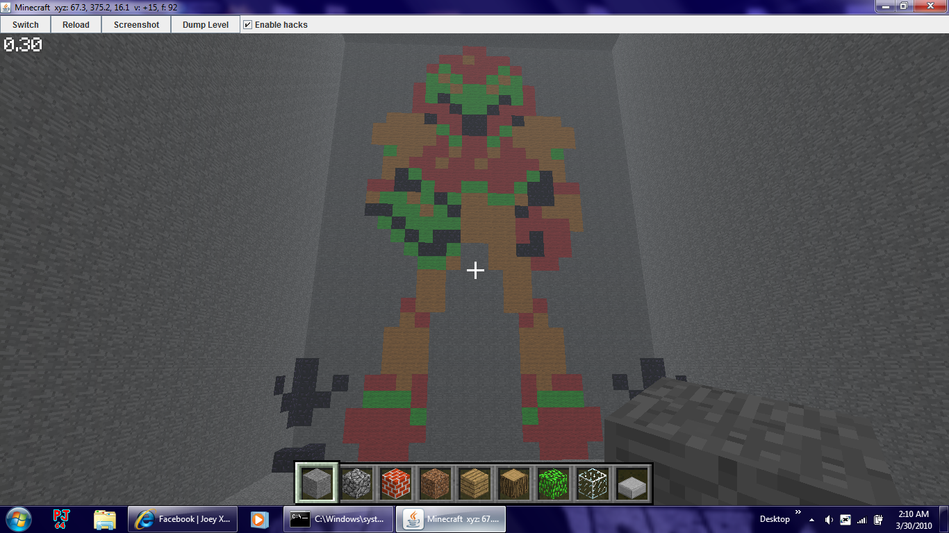 Samus - 2D | World of Minecraft